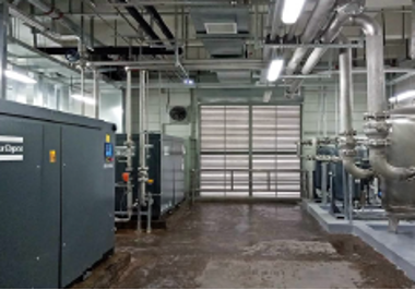 Compressed air system piping