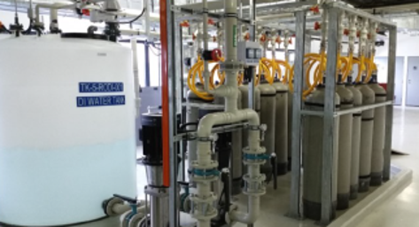 Deionised water system installation