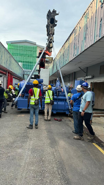Machinery relocation work