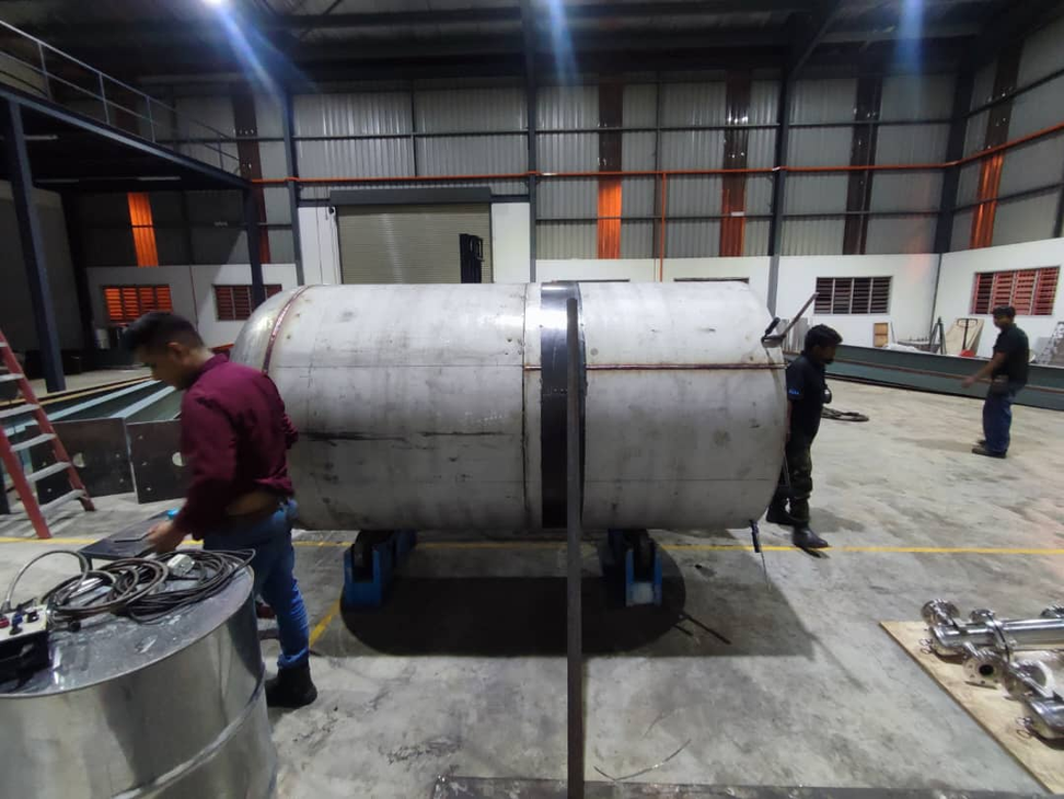 Tank and filter fabrication work